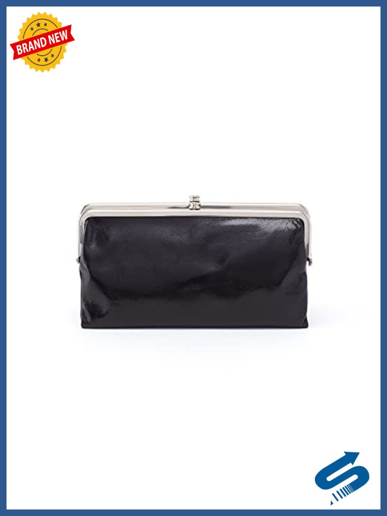Full-Grain Italian Leather Clutch Wallet With Magnetic Closure